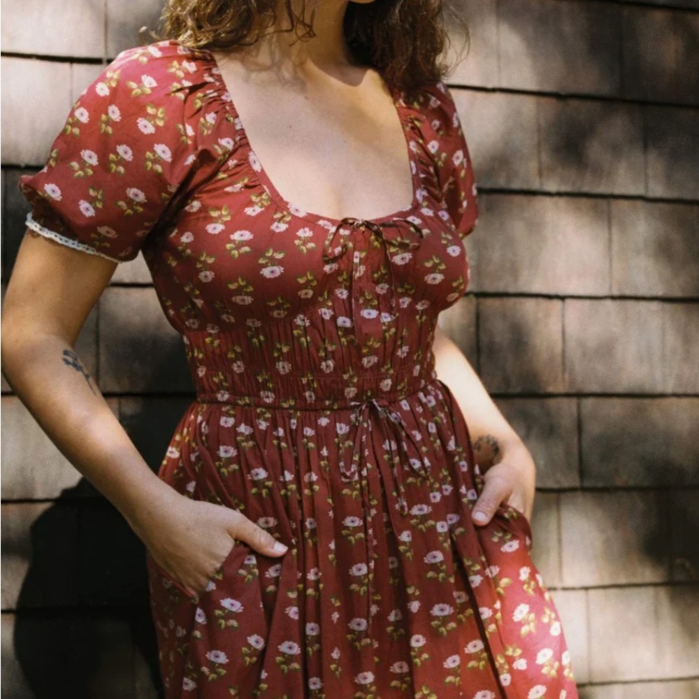 Christy Dawn Bryne dress in antique lotus